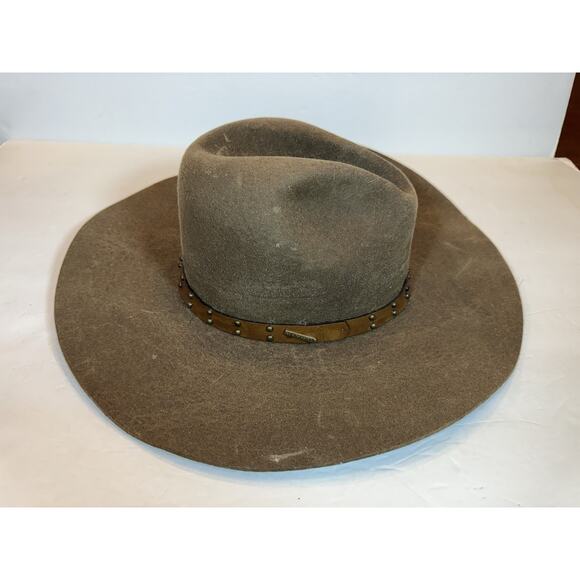 7 3/8 Stetson Buffalo Collection XXXX Cowboy Hat - Picture 4 of 14